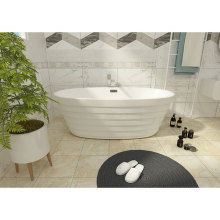 Foshan Supplier Bathroom White Color Freestanding Bath Tub